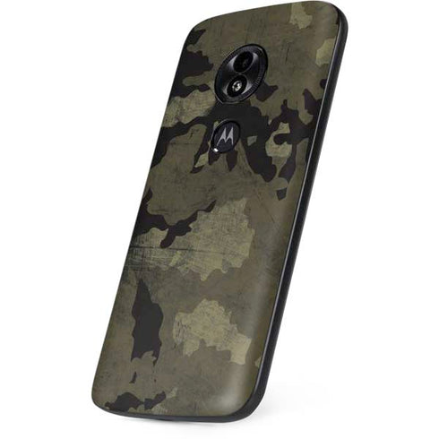 Wood Camo Camouflage Moto E5 Play Skin